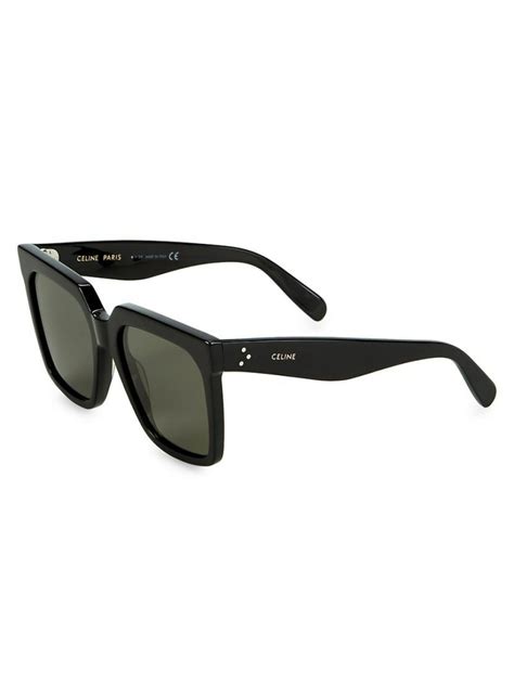 celine 57mm rectangular sunglasses|CELINE 57MM Flat.